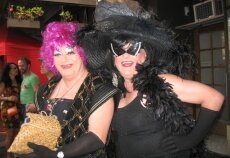 Ole (Left) and Mole (seen together at the Big Gay Day) will MC the Get it On! Fantasy Ball